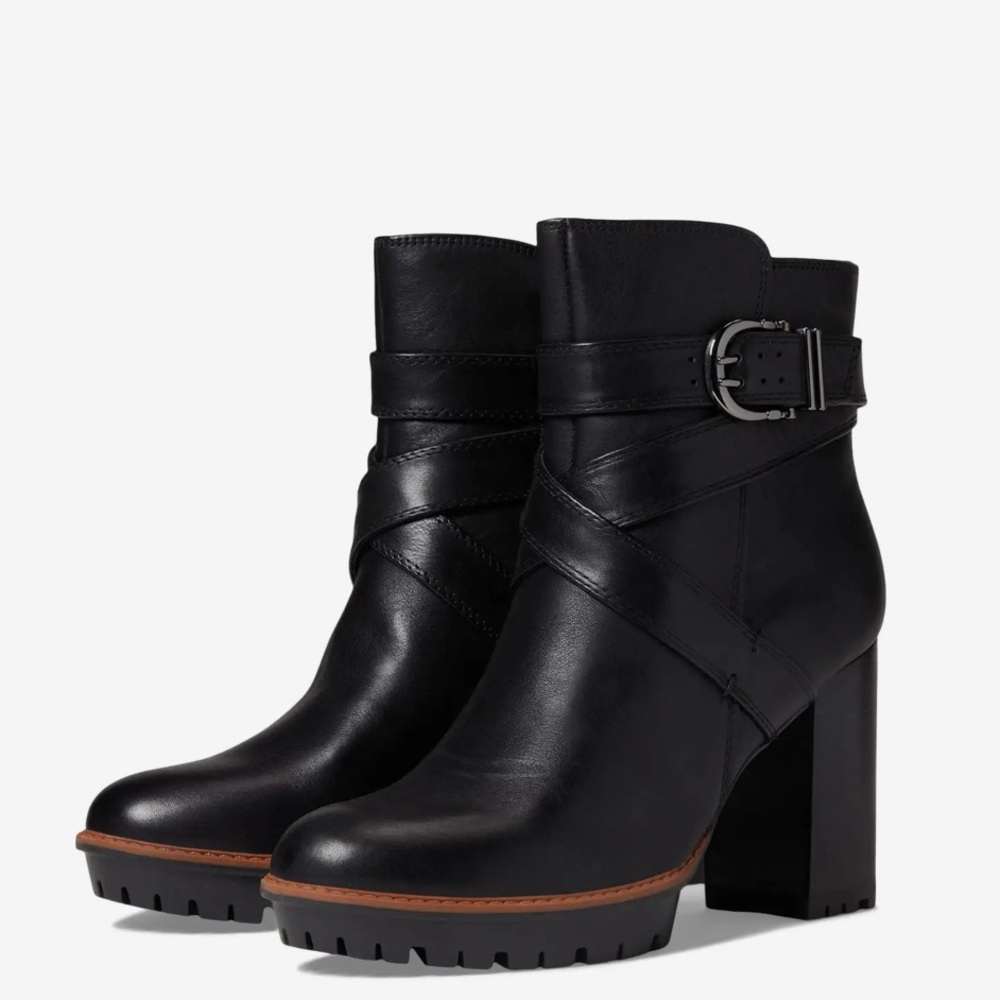 Naturalizer
Lyra Leather Water Repellent Lug Sole Boots